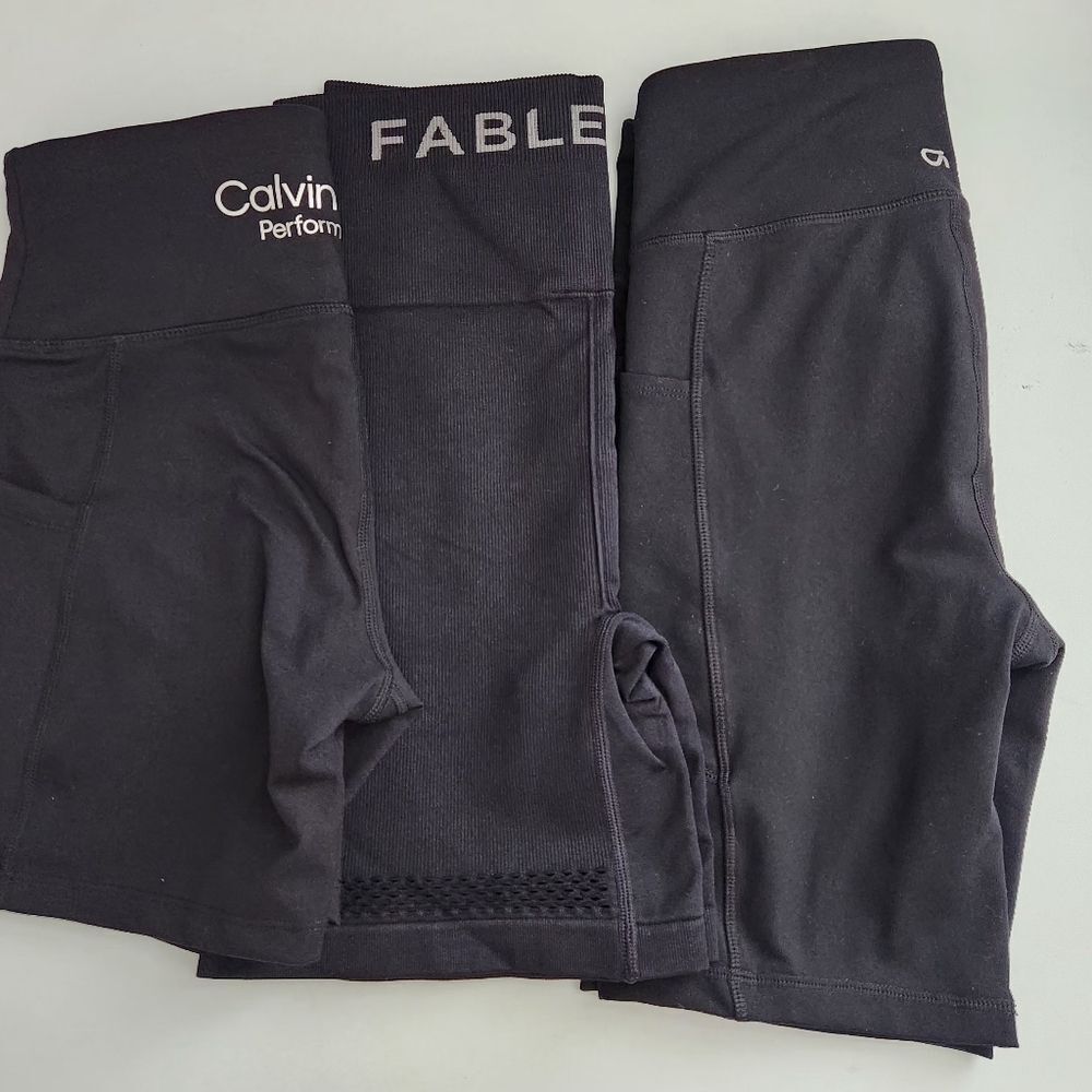 Fabletics,Gap ,Calvin Klein Biker Shorts  Bundle